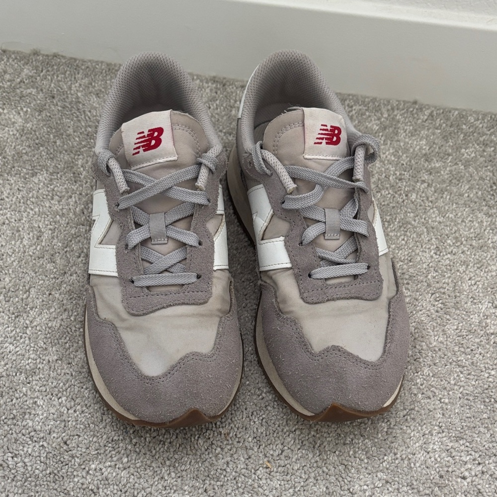 New Balance Gray and White Men's Sneakers